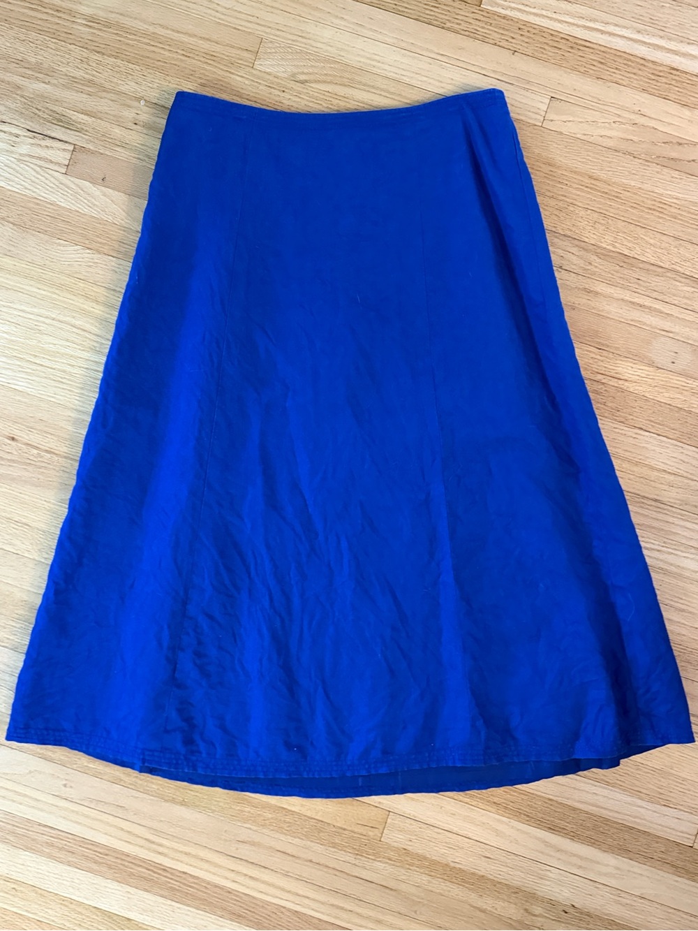 100% Linen A-Line Skirt Talbots 10